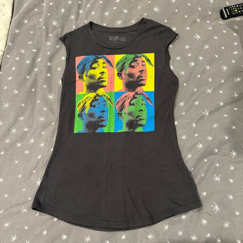 Tupac sleeveless top